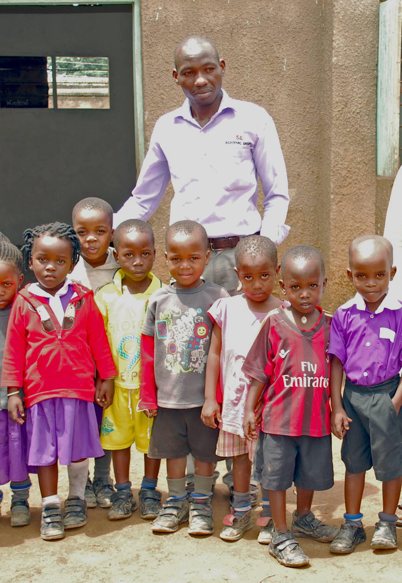Ssentamu with Kids